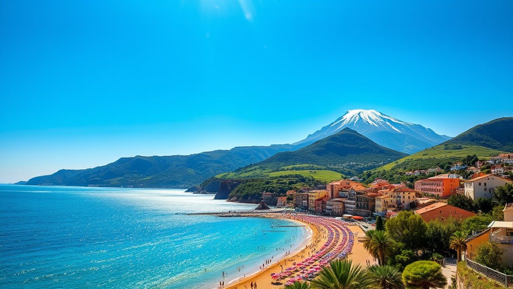 warm coastal destinations february