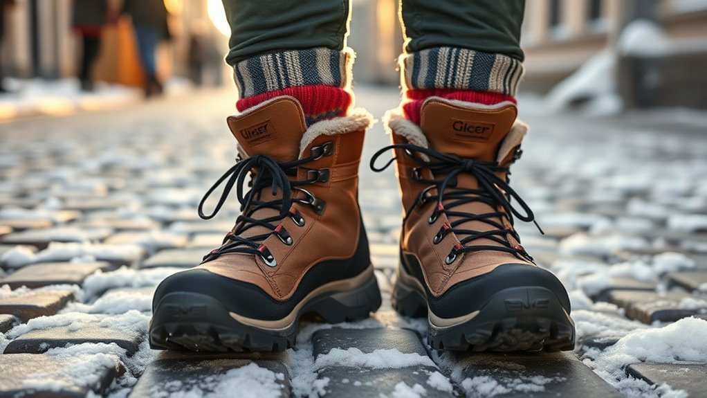 warm waterproof insulated footwear