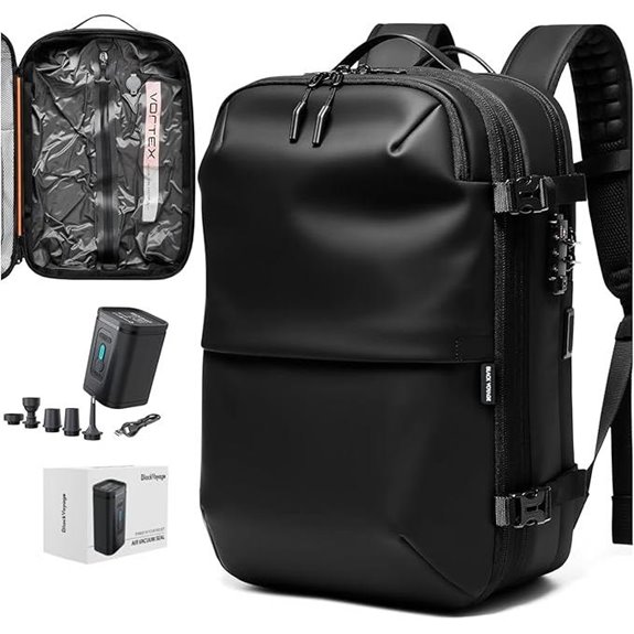 Vortex Expandable Water-Resistant TSA Backpack with Pump