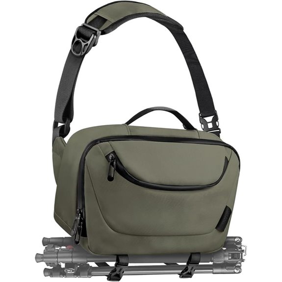 Waterproof Camera Sling Bag with Tripod Holder