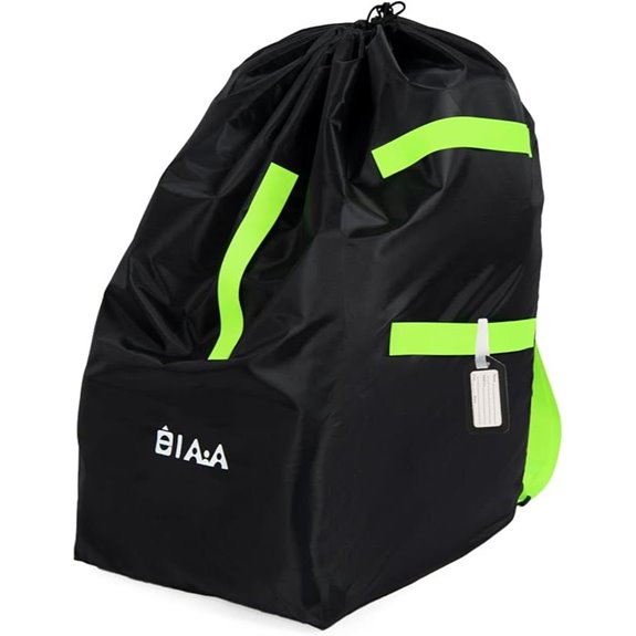 Elaia Waterproof Car Seat Travel Bag with Straps