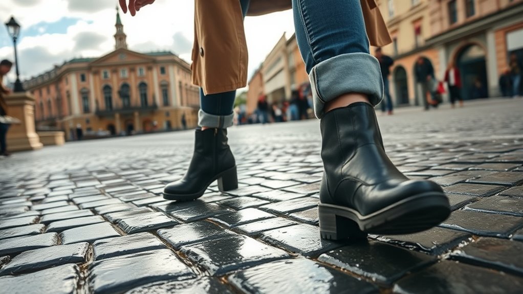 waterproof slip resistant ankle boots