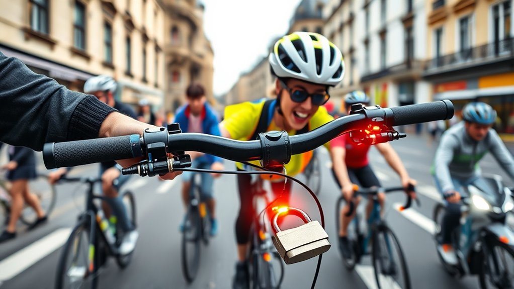 wear helmet and lights