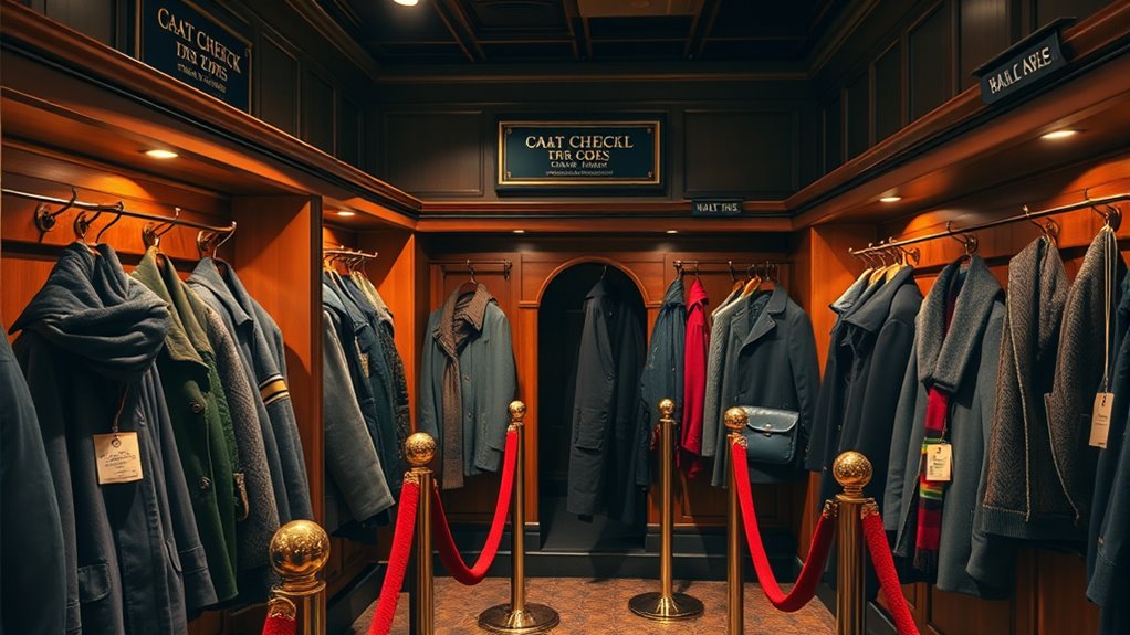 when to use coat checks