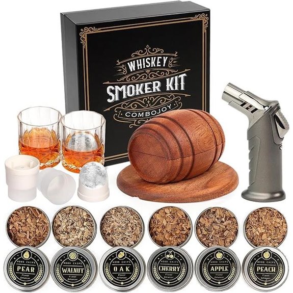 whiskey smoking kit set