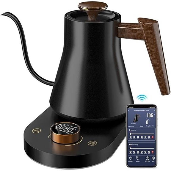 Smart Electric Gooseneck Kettle with WiFi Control