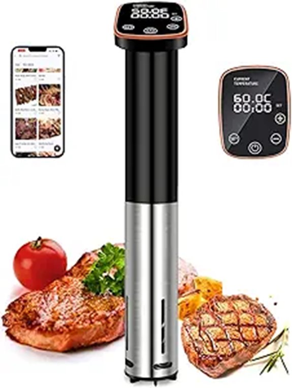 Sous Vide Cooker with WiFi & App Recipes