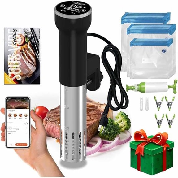 Sous Vide Cooker WiFi Kit with Accessories