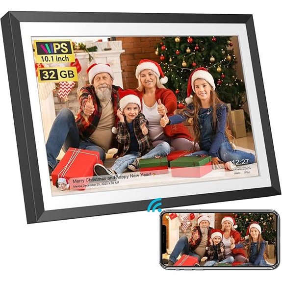 Digital Picture Frame 10.1 WiFi HD Touch Screen