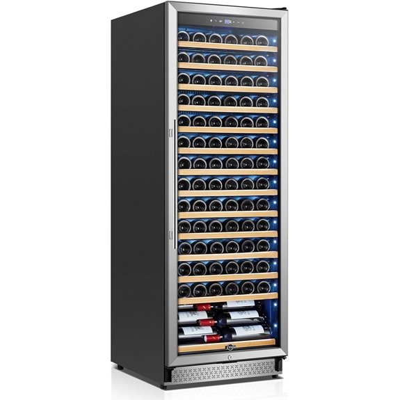 Tylza 154-Bottle Wine Cooler with Fast Cooling