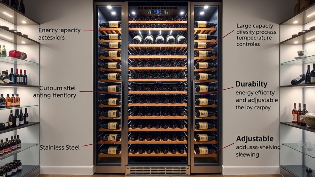 wine fridge capacity considerations