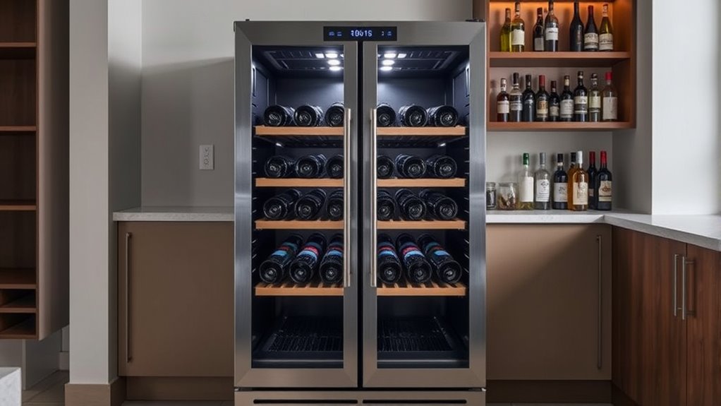 wine fridge selection criteria