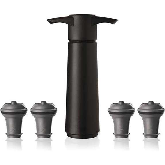 Vacu Vin Wine Saver with 4 Bottle Stoppers
