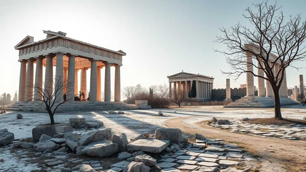 winter archaeological site exploration