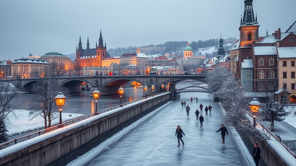 winter outdoor activities in prague