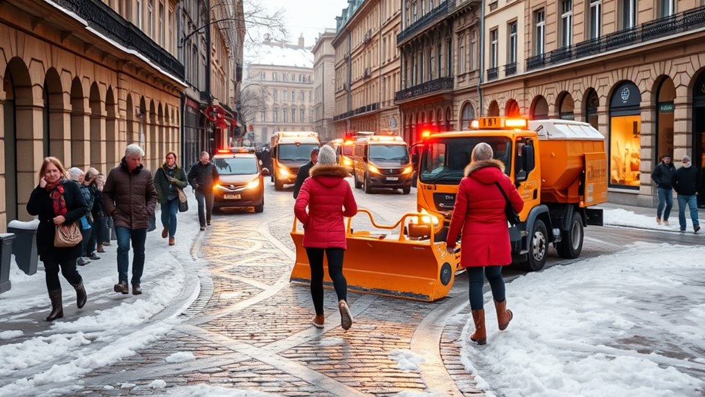 winter pedestrian safety improvements
