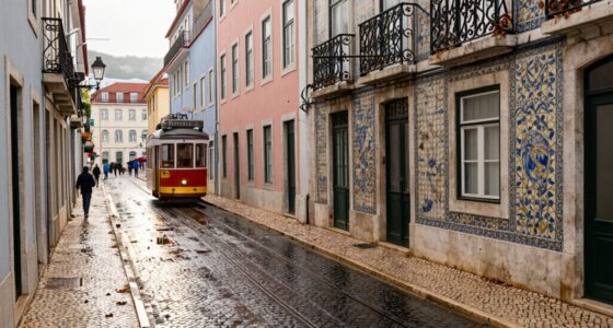 winter rain and sunshine