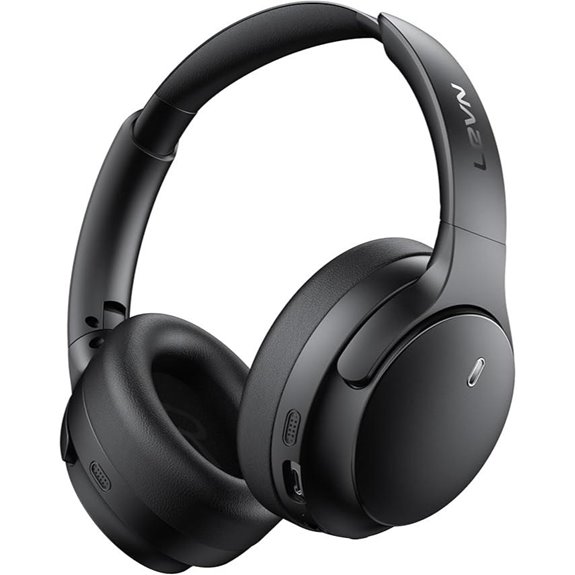 LEVN Noise Cancelling Wireless Headphones with Long Battery