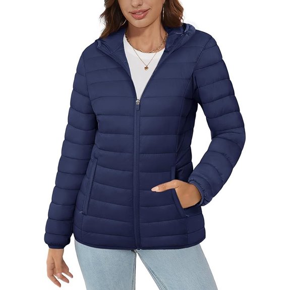 MAGCOMSEN Women's Puffer Hooded Winter Jacket
