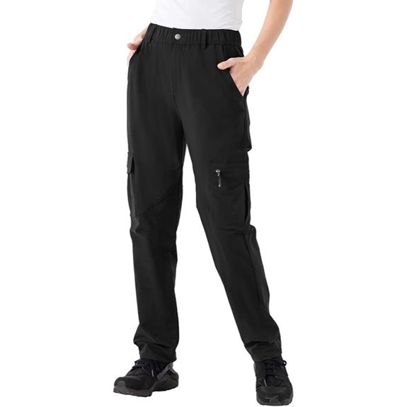 Rdruko Women's Water-Resistant Hiking Cargo Pants