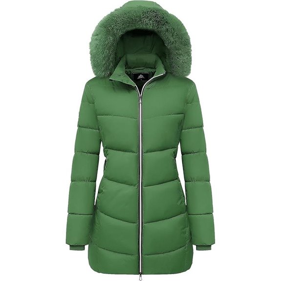 MOERDENG Women's Windproof Warm Down Coat