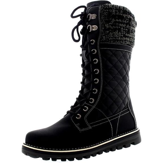 POLAR Women's Faux Fur Waterproof Winter Boots