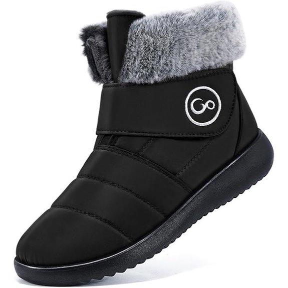 Aomigoct Women’s Winter Fur Snow Boots