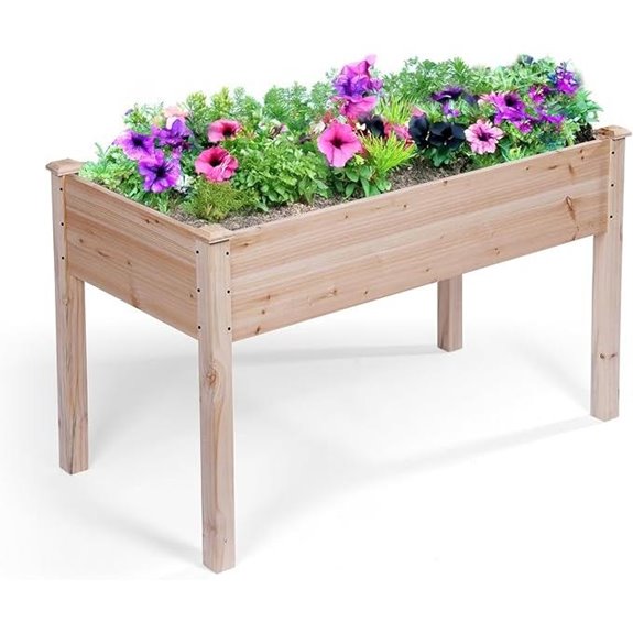 Backyard Expressions Wooden Raised Garden Bed (48x24)