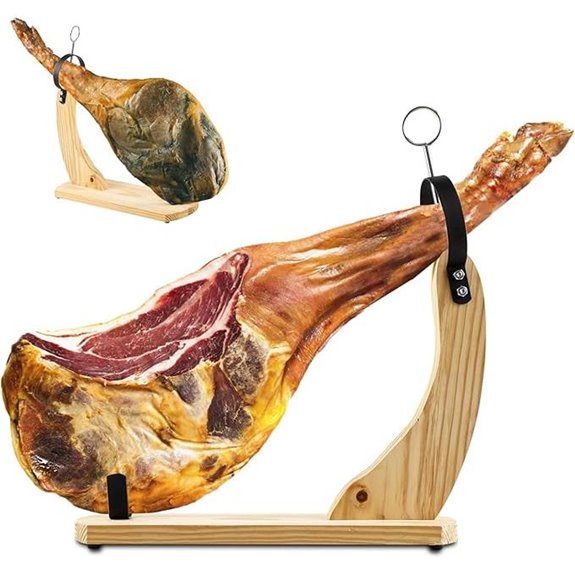 Wooden Ham Stand with Non-Slip Pads