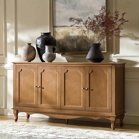 HULALA HOME Wood Sideboard Buffet with Storage