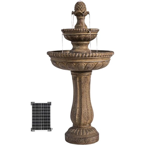 XBrand 39 Solar Water Fountain with Pump