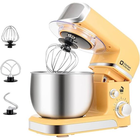 Kitchen Stand Mixer 3.2Qt 6-Speed Yellow