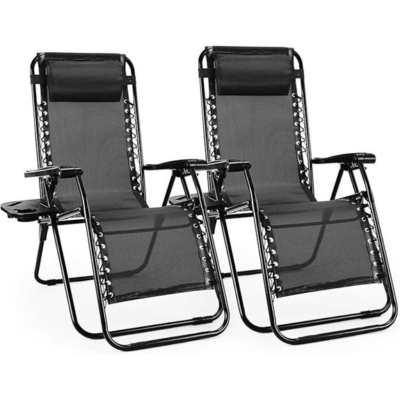 Sweetcrispy Zero Gravity Chairs Set of 2