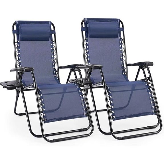 Sweetcrispy Zero Gravity Lounge Chairs (Set of 2)