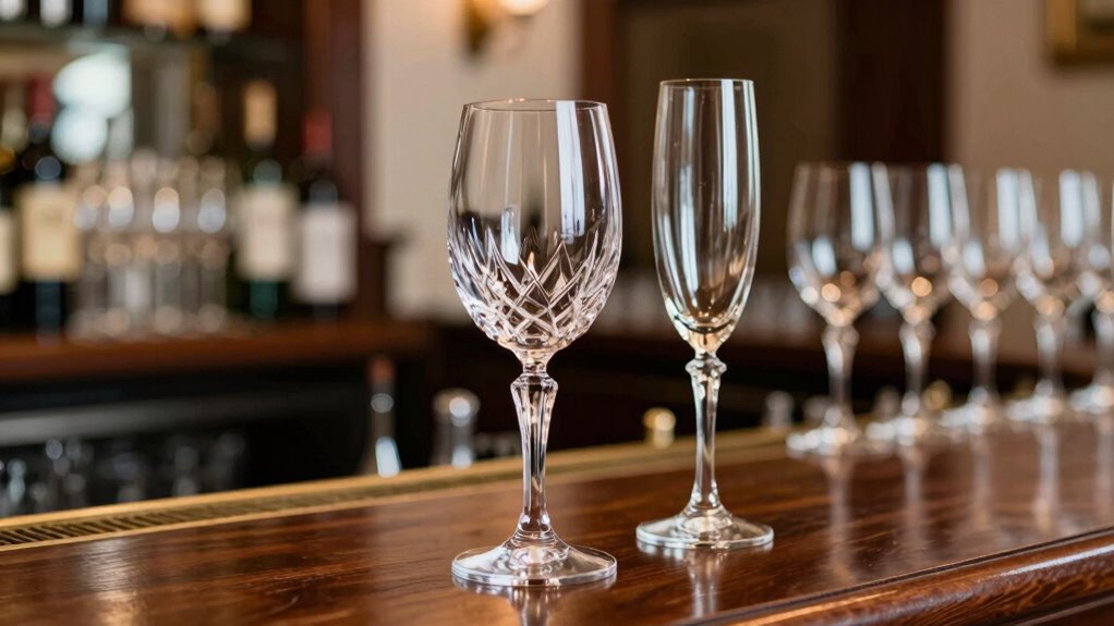attention to glassware details