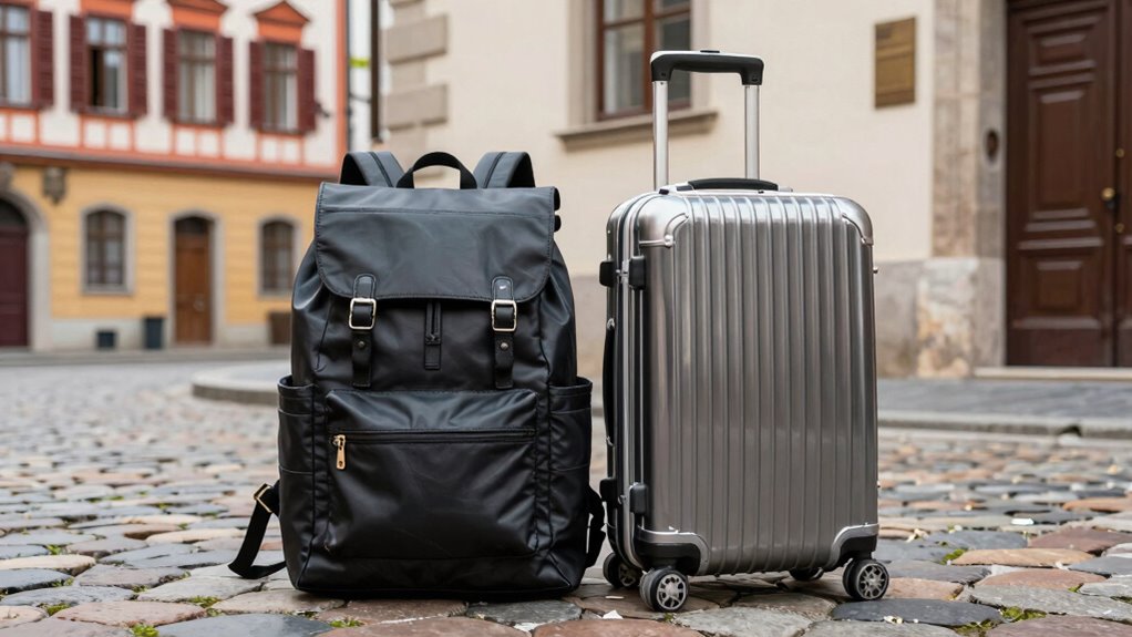 backpack or suitcase choice