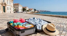 beach and city packing
