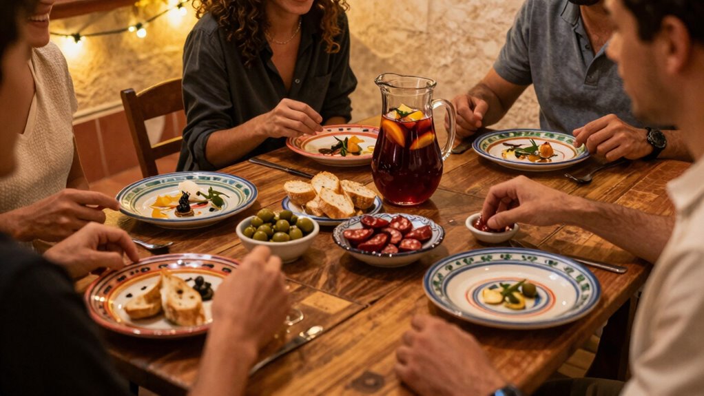 casual spanish tapas night