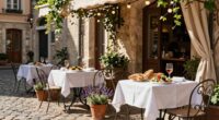 charming european outdoor meals