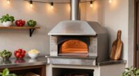 compact outdoor pizza setup
