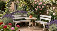 create a charming floral retreat