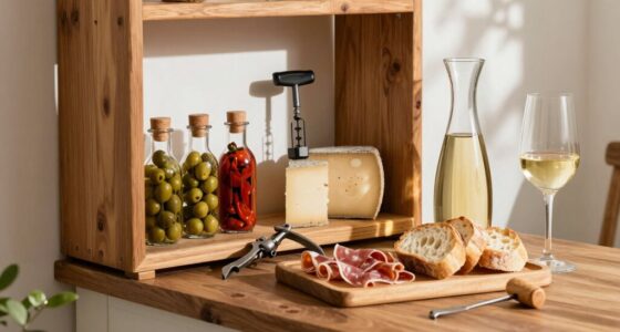 create a stylish home bar