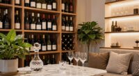 create an elegant wine nook