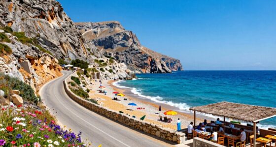 crete s beaches food driving