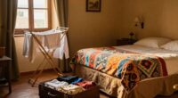 drying wet hotel laundry