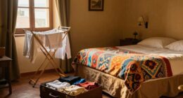 drying wet hotel laundry