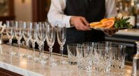 elegant european glassware selection