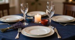 elegant european table details