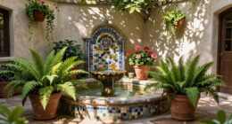 enhance ambiance with greenery