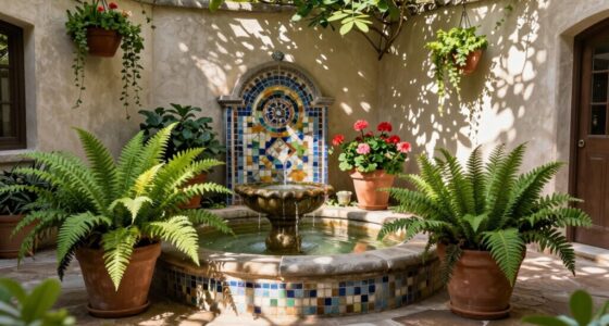 enhance ambiance with greenery